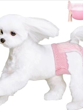 Disposable Dog Diapers 30Female Just Pull It Up Doggie Diapers for Female Dog L